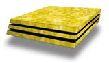 Vinyl Decal Skin Wrap compatible with Sony PlayStation 4 Pro Console Triangle Mosaic Yellow (PS4 NOT INCLUDED)
