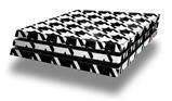 Vinyl Decal Skin Wrap compatible with Sony PlayStation 4 Pro Console Houndstooth Black (PS4 NOT INCLUDED)