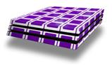 Vinyl Decal Skin Wrap compatible with Sony PlayStation 4 Pro Console Squared Purple (PS4 NOT INCLUDED)