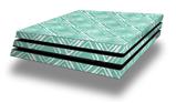 Vinyl Decal Skin Wrap compatible with Sony PlayStation 4 Pro Console Wavey Seafoam Green (PS4 NOT INCLUDED)
