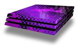 Vinyl Decal Skin Wrap compatible with Sony PlayStation 4 Pro Console Halftone Splatter Hot Pink Purple (PS4 NOT INCLUDED)
