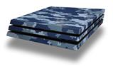Vinyl Decal Skin Wrap compatible with Sony PlayStation 4 Pro Console WraptorCamo Digital Camo Navy (PS4 NOT INCLUDED)