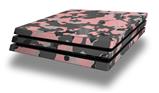 Vinyl Decal Skin Wrap compatible with Sony PlayStation 4 Pro Console WraptorCamo Old School Camouflage Camo Pink (PS4 NOT INCLUDED)