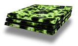 Vinyl Decal Skin Wrap compatible with Sony PlayStation 4 Pro Console Electrify Green (PS4 NOT INCLUDED)