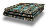 Vinyl Decal Skin Wrap compatible with Sony PlayStation 4 Pro Console WraptorCamo Grassy Marsh Camo Neon Teal (PS4 NOT INCLUDED)