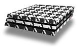 Vinyl Decal Skin Wrap compatible with Sony PlayStation 4 Pro Console Houndstooth Dark Gray (PS4 NOT INCLUDED)