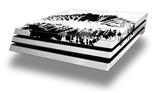 Vinyl Decal Skin Wrap compatible with Sony PlayStation 4 Pro Console Big Kiss Lips Black on White (PS4 NOT INCLUDED)