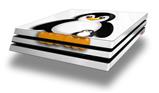 Vinyl Decal Skin Wrap compatible with Sony PlayStation 4 Pro Console Penguins on White (PS4 NOT INCLUDED)