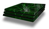 Vinyl Decal Skin Wrap compatible with Sony PlayStation 4 Pro Console Abstract 01 Green (PS4 NOT INCLUDED)