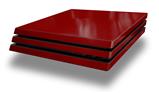 Vinyl Decal Skin Wrap compatible with Sony PlayStation 4 Pro Console Solids Collection Red Dark (PS4 NOT INCLUDED)