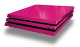 Vinyl Decal Skin Wrap compatible with Sony PlayStation 4 Pro Console Solids Collection Fushia (PS4 NOT INCLUDED)