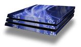 Vinyl Decal Skin Wrap compatible with Sony PlayStation 4 Pro Console Mystic Vortex Blue (PS4 NOT INCLUDED)