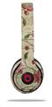 WraptorSkinz Skin Decal Wrap compatible with Beats Solo 2 and Solo 3 Wireless Headphones Flowers and Berries Red Skin Only (HEADPHONES NOT INCLUDED)