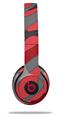 WraptorSkinz Skin Decal Wrap compatible with Beats Solo 2 and Solo 3 Wireless Headphones Camouflage Red Skin Only (HEADPHONES NOT INCLUDED)