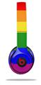 WraptorSkinz Skin Decal Wrap compatible with Beats Solo 2 and Solo 3 Wireless Headphones Rainbow Stripes Skin Only (HEADPHONES NOT INCLUDED)