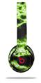 WraptorSkinz Skin Decal Wrap compatible with Beats Solo 2 and Solo 3 Wireless Headphones Electrify Green Skin Only (HEADPHONES NOT INCLUDED)