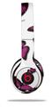 WraptorSkinz Skin Decal Wrap compatible with Beats Solo 2 and Solo 3 Wireless Headphones Butterflies Purple Skin Only (HEADPHONES NOT INCLUDED)