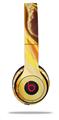 WraptorSkinz Skin Decal Wrap compatible with Beats Solo 2 and Solo 3 Wireless Headphones Mystic Vortex Yellow Skin Only (HEADPHONES NOT INCLUDED)