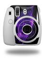 WraptorSkinz Skin Decal Wrap compatible with Fujifilm Mini 8 Camera Flaming Fire Skull Purple (CAMERA NOT INCLUDED)