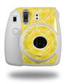 WraptorSkinz Skin Decal Wrap compatible with Fujifilm Mini 8 Camera Wavey Yellow (CAMERA NOT INCLUDED)