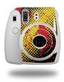 WraptorSkinz Skin Decal Wrap compatible with Fujifilm Mini 8 Camera Halftone Splatter Yellow Red (CAMERA NOT INCLUDED)