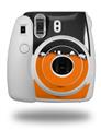 WraptorSkinz Skin Decal Wrap compatible with Fujifilm Mini 8 Camera Ripped Colors Black Orange (CAMERA NOT INCLUDED)