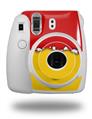 WraptorSkinz Skin Decal Wrap compatible with Fujifilm Mini 8 Camera Ripped Colors Red Yellow (CAMERA NOT INCLUDED)