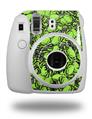 WraptorSkinz Skin Decal Wrap compatible with Fujifilm Mini 8 Camera Scattered Skulls Neon Green (CAMERA NOT INCLUDED)