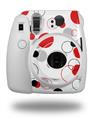 WraptorSkinz Skin Decal Wrap compatible with Fujifilm Mini 8 Camera Lots of Dots Red on White (CAMERA NOT INCLUDED)