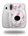 WraptorSkinz Skin Decal Wrap compatible with Fujifilm Mini 8 Camera Flamingos on White (CAMERA NOT INCLUDED)