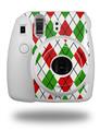 WraptorSkinz Skin Decal Wrap compatible with Fujifilm Mini 8 Camera Argyle Red and Green (CAMERA NOT INCLUDED)