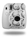 WraptorSkinz Skin Decal Wrap compatible with Fujifilm Mini 8 Camera Petals Gray (CAMERA NOT INCLUDED)