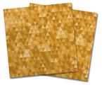 Vinyl Craft Cutter Designer 12x12 Sheets Triangle Mosaic Orange - 2 Pack