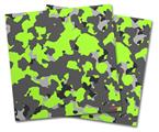 Vinyl Craft Cutter Designer 12x12 Sheets WraptorCamo Old School Camouflage Camo Lime Green - 2 Pack