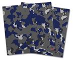 Vinyl Craft Cutter Designer 12x12 Sheets WraptorCamo Old School Camouflage Camo Blue Navy - 2 Pack