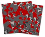 Vinyl Craft Cutter Designer 12x12 Sheets WraptorCamo Old School Camouflage Camo Red - 2 Pack