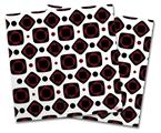 Vinyl Craft Cutter Designer 12x12 Sheets Red And Black Squared - 2 Pack