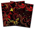 Vinyl Craft Cutter Designer 12x12 Sheets Twisted Garden Red and Yellow - 2 Pack