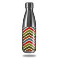 Skin Decal Wrap for RTIC Water Bottle 17oz Zig Zag Colors 01 (BOTTLE NOT INCLUDED)