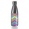 Skin Decal Wrap for RTIC Water Bottle 17oz Zig Zag Colors 04 (BOTTLE NOT INCLUDED)