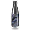 Skin Decal Wrap for RTIC Water Bottle 17oz Camouflage Blue (BOTTLE NOT INCLUDED)