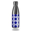 Skin Decal Wrap for RTIC Water Bottle 17oz Boxed Royal Blue (BOTTLE NOT INCLUDED)