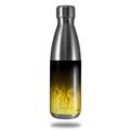 Skin Decal Wrap for RTIC Water Bottle 17oz Fire Yellow (BOTTLE NOT INCLUDED)