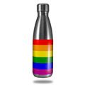 Skin Decal Wrap for RTIC Water Bottle 17oz Rainbow Stripes (BOTTLE NOT INCLUDED)