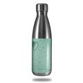 Skin Decal Wrap for RTIC Water Bottle 17oz Raining Seafoam Green (BOTTLE NOT INCLUDED)