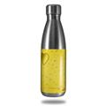 Skin Decal Wrap for RTIC Water Bottle 17oz Raining Yellow (BOTTLE NOT INCLUDED)