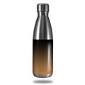 Skin Decal Wrap for RTIC Water Bottle 17oz Smooth Fades Bronze Black (BOTTLE NOT INCLUDED)
