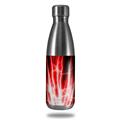 Skin Decal Wrap for RTIC Water Bottle 17oz Lightning Red (BOTTLE NOT INCLUDED)