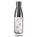 Skin Decal Wrap for RTIC Water Bottle 17oz Pastel Flowers (BOTTLE NOT INCLUDED)