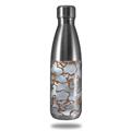 Skin Decal Wrap for RTIC Water Bottle 17oz Rusted Metal (BOTTLE NOT INCLUDED)